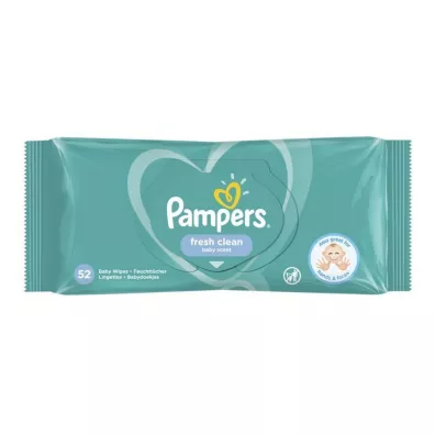 Pampers Chusteczki nawilane dla niemowlt Fresh Clean Zestaw 12 x 52 szt.