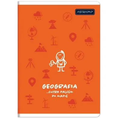 Astra Zeszyt tematyczny A5 Geografia kratka 60 kartek