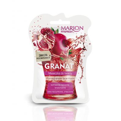 Marion Fit&Fresh Face Mask maseczka do twarzy wzmocnienie naczy krwiononych Granat