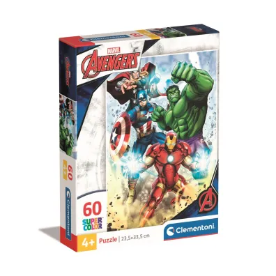 Puzzle 60 el. SuperColor. Marvel Avengers Clementoni