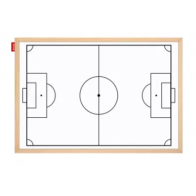 MemoBe Tablica taktyczna sucho�cieralna magnetyczna bia�a boisko do pi�ki no�nej 90x60cm