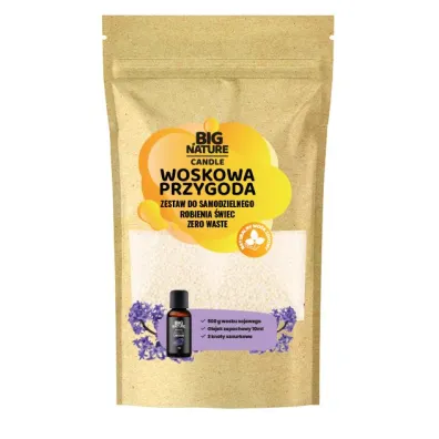 Big Nature Woskowa Przygoda Zestaw do samodzielnego robienia �wiec Lawenda 500 g