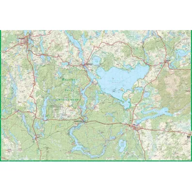 see you! In? Mapa turystyczna Wielkie Jeziora Mazurskie 1:60 000
