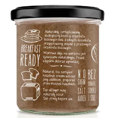 Diet-Food Krem z orzechw laskowych 300 g Bio