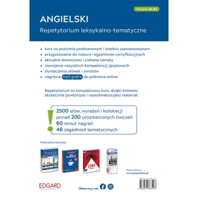 Angielski. Repetytorium leksykalno-tematyczne A2-B1