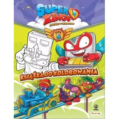 SuperZings - Ksi��ka do kolorowania + figurka