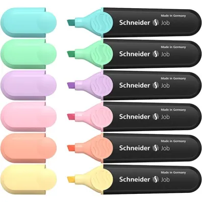 Schneider Zakre�lacz Job Pastel 6 szt.