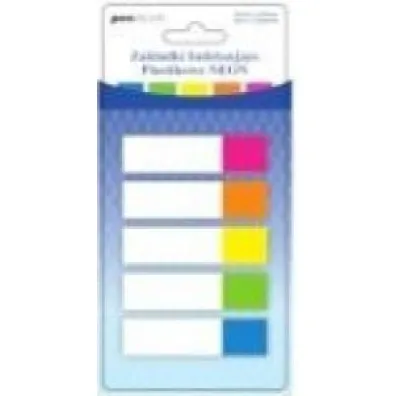 Polsirhurt Zak�adki indeksuj�ce neon plastik 2x45mm 125 szt.