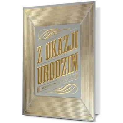 Karnet okazjonalny B6 z kopert� urodziny M�czyzna PAN DRAGON HM200-3392