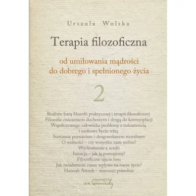 Terapia filozoficzna 2 - Urszula Wolska
