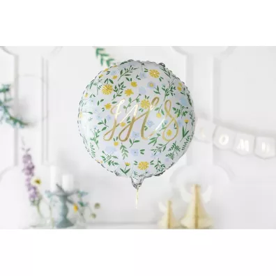 PartyDeco Balon foliowy IHS 45 cm