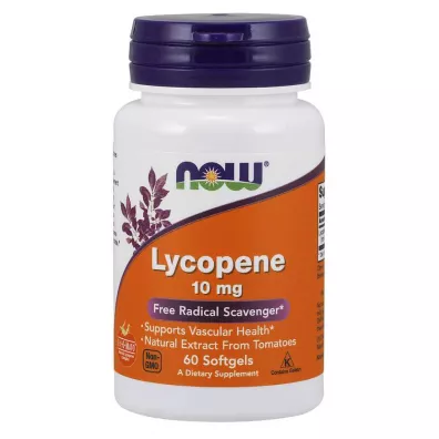 Now Foods Lycopene Likopen Suplement diety 60 kaps.