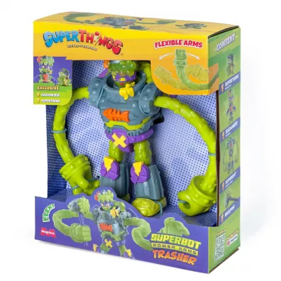 SuperThings Playset SuperBot Power ArmsTrasher Magic Box