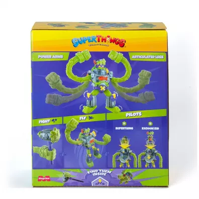 SuperThings Playset SuperBot Power ArmsTrasher Magic Box