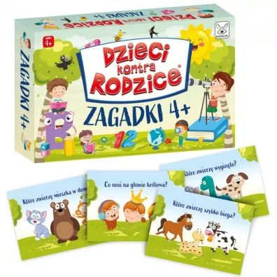 Dzieci kontra Rodzice. Zagadki 4+ Kangur