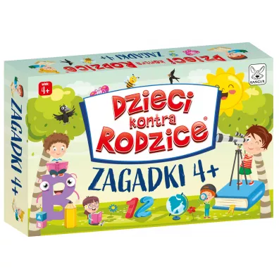 Dzieci kontra Rodzice. Zagadki 4+ Kangur