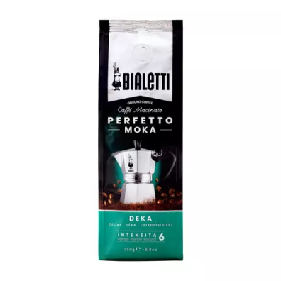 Bialetti Kawa mielona Perfetto Moka Deka Kawa bezkofeinowa 250 g