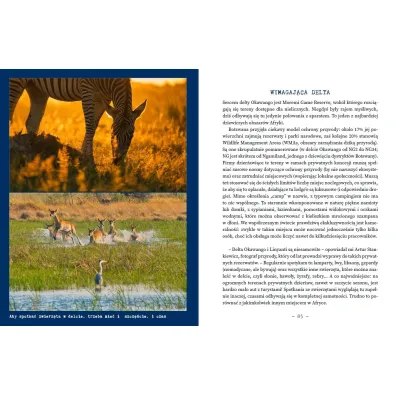 Botswana Przez delt� Okawango i piaski Kalahari
