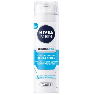 Nivea Ch�odz�ca pianka do golenia Men Sensitive Cool 200 ml