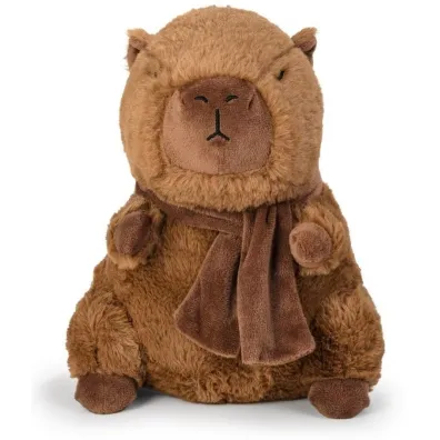 Pluszowa kapibara br�zowa 27cm z szalikiem Daffi
