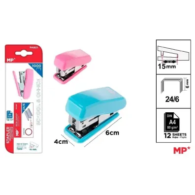Mp Main Paper Zszywacz mini 24/6 + zszywki