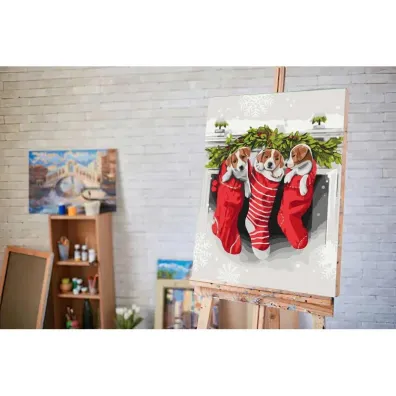 Twoje Hobby Malowanie po numerach - Prezent od �wi�tego Miko�aja 40x50cm