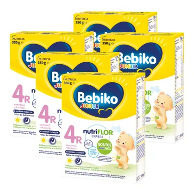 Bebiko Junior 4R Odywcza formua na bazie mleka dla dzieci powyej 2. roku ycia Zgrzewka 5 x 600 g