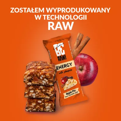 BeRaw Baton Energy Apple Pie 40 g