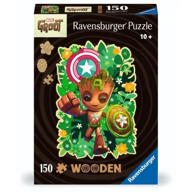 Puzzle 150 Marvel Groot Wooden Ravensburger