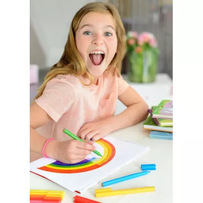 Faber-Castell Flamastry Connector w walizce 60 szt.
