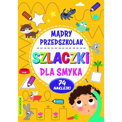 Ksieczka Mdry Przedszkolak Szlaczki dla smyka Books And Fun