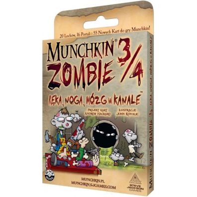 Munchkin Zombie 3/4. Rka, noga, mzg w kanale Black Monk