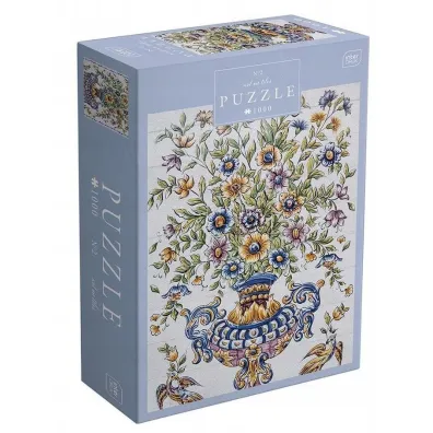 Puzzle 1000 Art on Tiles 2 Vase of Blooms Interdruk