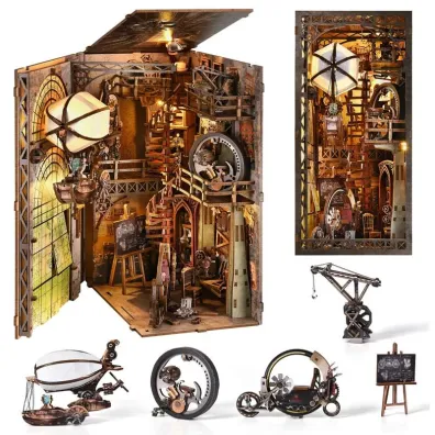 Puzzle Miniaturowy domek Book Nook Nautilius Habarri
