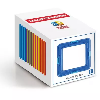 Magformers Single Set kwadraty 12el