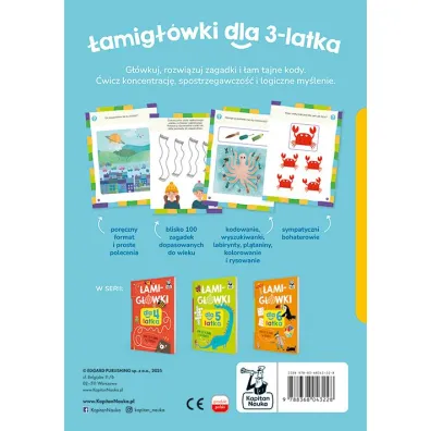 �amig��wki dla 3-latka. �amig��wki. Kapitan Nauka