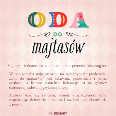 Oda do majtas�w. Wiersze dla dzieci