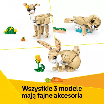 LEGO Creator 3 w 1 Uroczy kr�liczek 31162