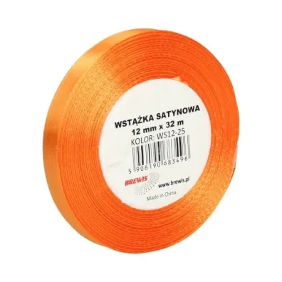 Brewis Wst��ka satynowa pomara�czowa 12mm x 32m