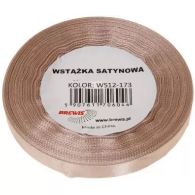 Wstka satynowa migdaowa 6mm x 32m