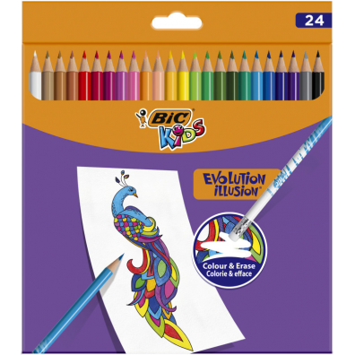 Bic Kredki owkowe Kids Evolution Illusion 24 kolorw