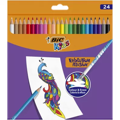 Bic Kredki o��wkowe Kids Evolution Illusion 24 szt.