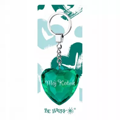 Be-Happy Gifts Brelok serce M�j kotek