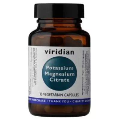 Viridian Potas i Magnez - suplement diety 30 kaps.