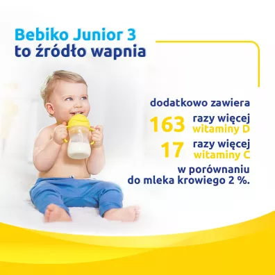 Bebiko Junior 3 Odywcza formua na bazie mleka dla dzieci powyej 1. roku ycia 600 g