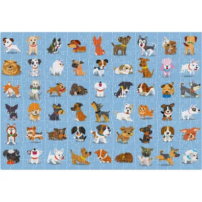 Puzzle 250 el. Kids Dogs Pieski Interdruk