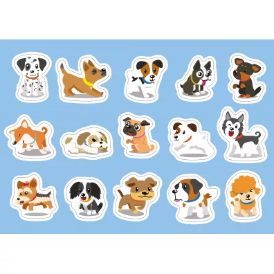Puzzle 250 el. Kids Dogs Pieski Interdruk