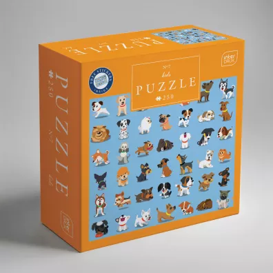 Puzzle 250 el. Kids Dogs Pieski Interdruk