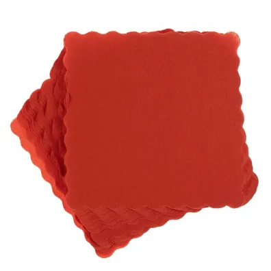 Arpex Serwetki gastronomiczne czerwone 15x15cm