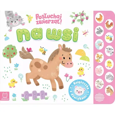 Na wsi Pos�uchaj zwierz�t Ksi��eczka d�wi�kowa